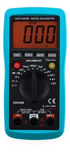 Allosun Digital Multmetro Continuidad Diodo Transistor Ac Dc