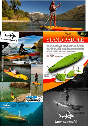 Stand Up Paddle Tabla Sup Atlantikayak Remo Surf Emp Nautica