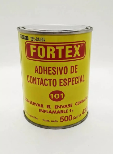 Adhesivo De Contacto Fortex 101 500cc 