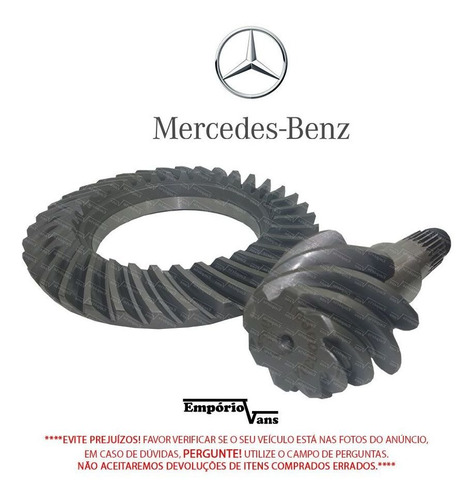 Coroa Pinhao 8x35 Mercedes Benz Sprinter 311 312 313 411 413