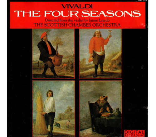 O Vivaldi Jaime Laredo The Four Seasons Cd 1986 Ricewithduck