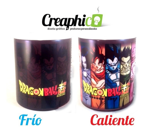 Tazón Goku, Dragon Ball, Kaioken, Tazon Magico, Magic Mug
