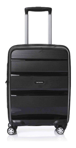 Mala De Viagem Spin Air 55 Expansível P Samsonite Cor Preto Lisa