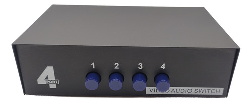 Switch Conmutador Video Y Audio Rca (4 Input 1 Output)