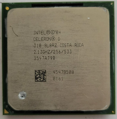 Procesador Intel Celeron D 310  2.13ghz /256k/533 Sl8rz