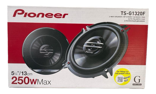 Parlante Para Carro Pioneer Ts-g1320 De 250 Watts 5  13 Cms 