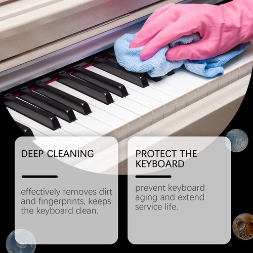 Agente De Limpeza H Piano Keys Para Remover Manchas E Proteç