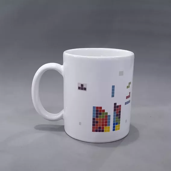 Taza Magica Termosensible Tetris Geek Cambia Color Sipi