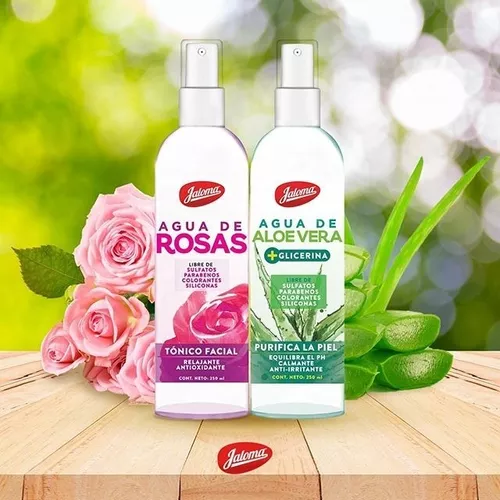 Agua de rosas 250 ml jaloma - Súper Naturista