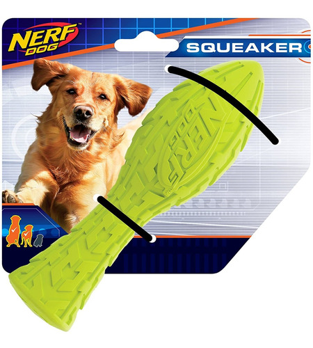 Nerf Perro Tire Squeak Aero Perro Toy, Mediano A Grande, Ver
