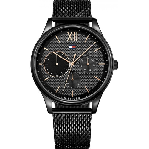 Reloj Tommy Hilfiger De Hombre Todo Negro 1791420