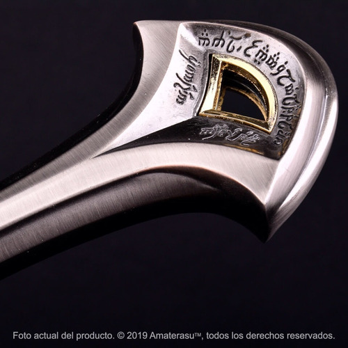 Imagen 6 de 10 de Espada Señor De Los Anillos Aragorn Anduril Hoja Grabada