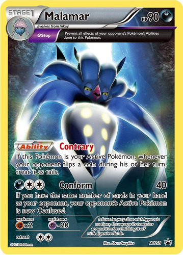 Cartas Pokemon Malamar Xy58 Full Art Reverse Xyp