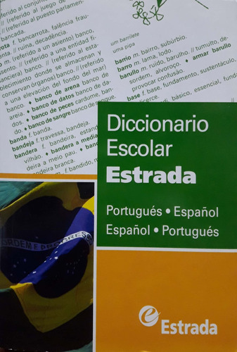 Diccionario Escolar Portugués Español Estrada Nuevo *