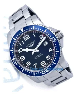 Reloj Longines Hydroconquest Azul Bisel Azul Automático Acer