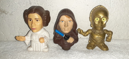 Star Wars Guerra De Las Galaxias Lucasfilm Cabezones 3x1 (Usado)