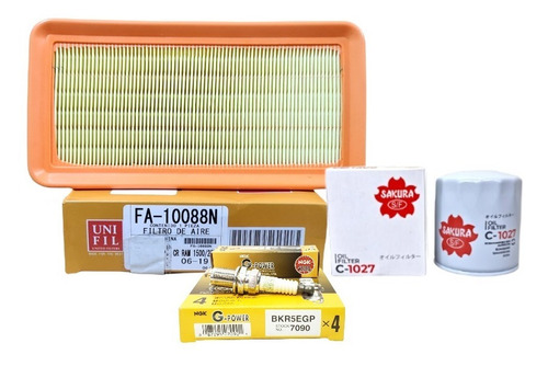 Kit Filtros Compatible Con Accent 1.6 2006-2011 Ai Ace & Buj