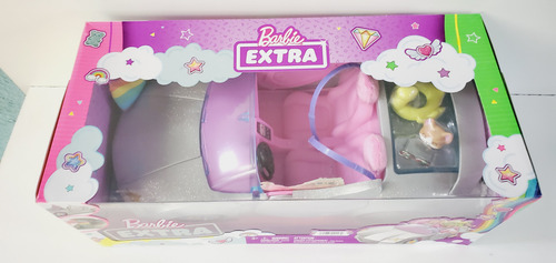 Barbie Auto Convertible Extra - Color Plata Set - Original (Usado)