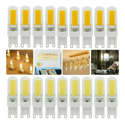 Bombilla Cob De Tubo De Vidrio J118 Led R7s De 118 Mm 100 W