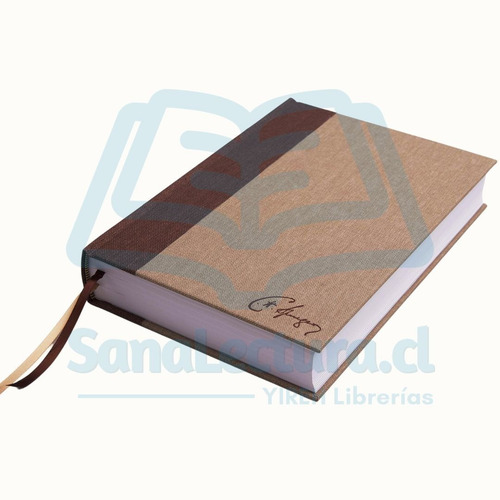 Rvr 1960 Biblia De Estudio Spurgeon, Marron Claro, Tela