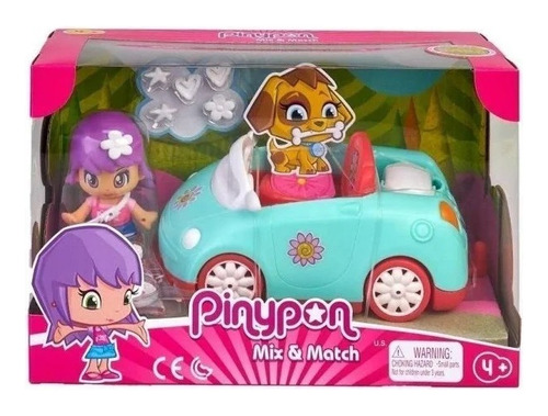 Pinypon Mix & Match Auto Turquesa