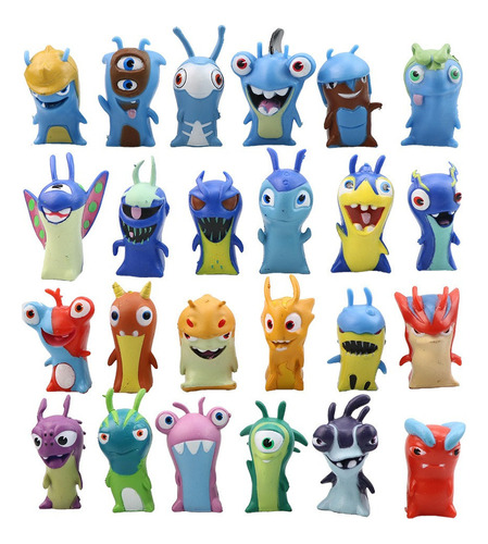 24pcs Slugterra Figura Modelo Juguete Regalo Para Niños