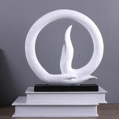 Estatua De Manos Abstractas De La Escultura Moderna