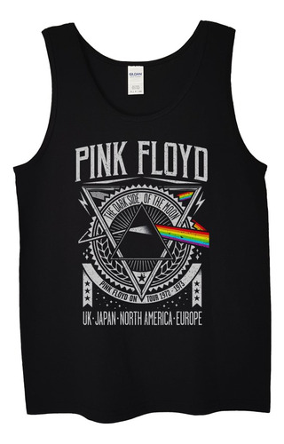 Polera Musculosa Pink Floyd Dark Side Tour Rock Abominatron