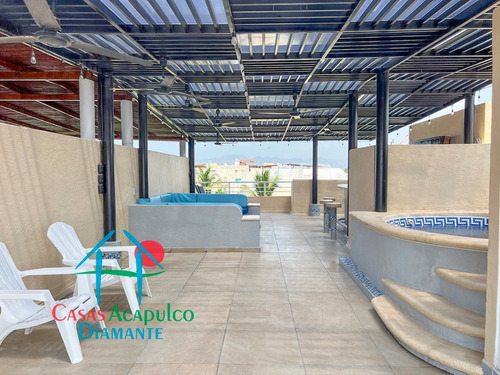 Cad Marina Diamante Storm F 05. Penthouse Moderno Con Roof Garden Y Jacuzzi: Tu Escape Privado En Acapulco