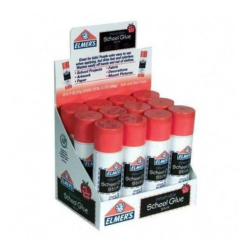 Epie524  elmer 's  school Glue Stick Lavable