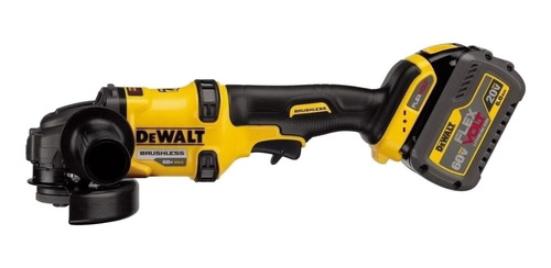 Amoladora angular inalámbrica DeWalt DCG414T2 amarilla