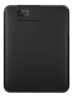 Disco duro externo Western Digital WD Elements Portable WDBUZG0010BBK 1TB negro