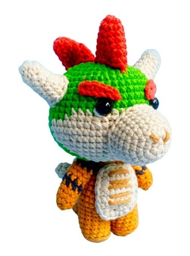 Amigurumi Super Mario Bros Bowser 20 Cm