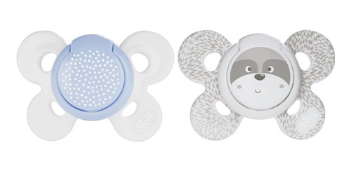 Imagen 5 de 7 de Chicco Chupones Physioforma Comfort Azul 0-6m 2 Pzas
