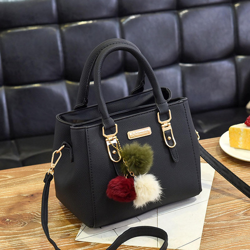 Bolsa Tote de Cuero Color Negro para mujer ideal para salidas