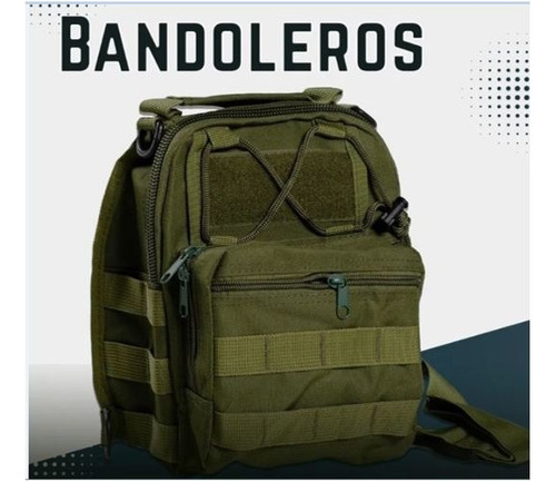 Bolso Morral Bandolero Táctico Militar (10$)