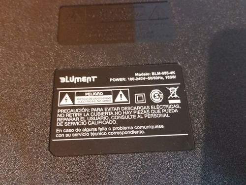 Botonera Y Sensor Tv Blument Blm-055-4k (Usado)
