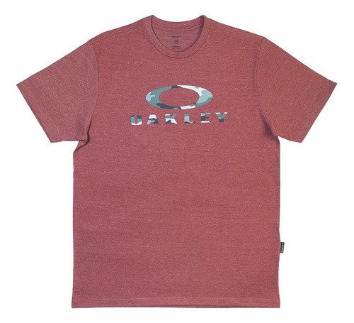Camisa Masculina Oakley Logotipo Bark Camuflado Lancamento