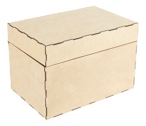 Caja Mdf 30 X 20 X 15 Baul Cuadrado Recuerdito Alhajero