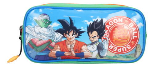 Lapicera Escolar Dragon Ball Super Goku Vegeta Piccolo Dbs