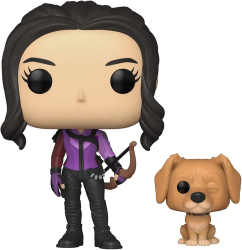 Funko Pop Marvel Hawkeye Kate Bishop With Lucky The Pizza Do