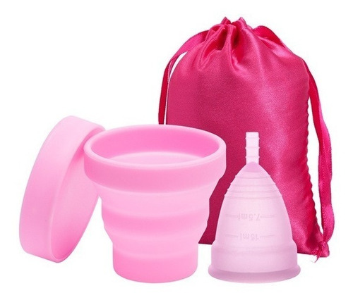 Copa Menstrual+ Vaso Esterilizador + Bolsita + Instructivo 