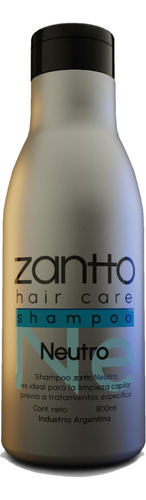 Shampoo Neutro Azul 800ml Zantto