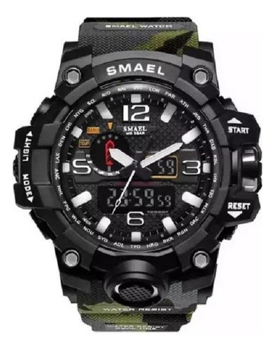 Reloj digital deportivo militar Yikaze 1545 azul para hombre