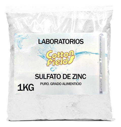 Sulfato De Zinc Puro Grado Alimenticio X 1 Kg