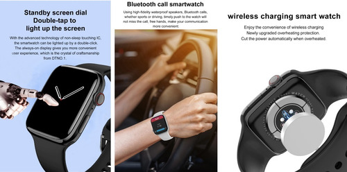 Imagen 4 de 9 de Apple Watch Serie 7 Smartwatch Dt7 Pro Max Tension Arterial