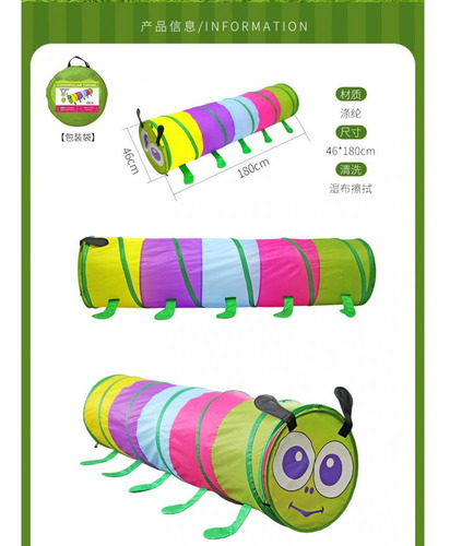 2025 Juguete De Oruga Multicolor Plegable For Niños Bebés