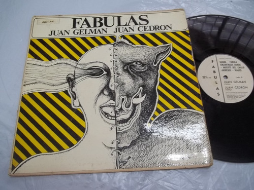 Lp Vinil - Juan Gelman / Juan Cedron - Fabulas 