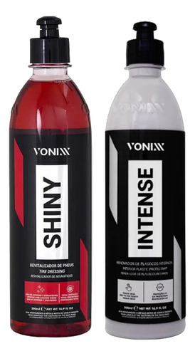 Renovador De Pneu Pretinho E Plásticos Shiny Intense Vonixx