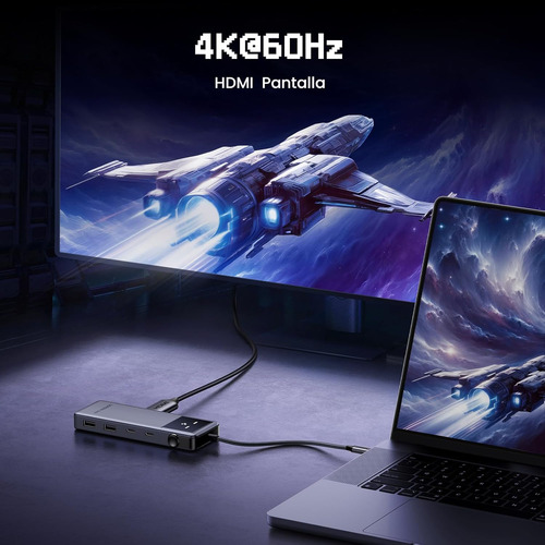 Ugreen Uno Robot 6 En 1 Usb C Hub 4k 60hz